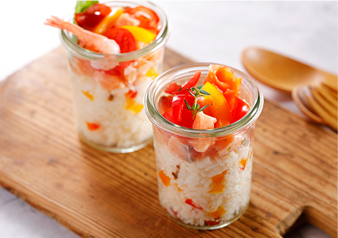 ピクルスで作る洋風ちらし寿司完成イメージ